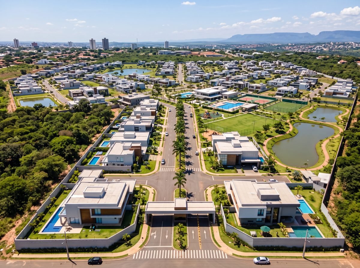 Expansão urbana e condomínios em Cuiabá