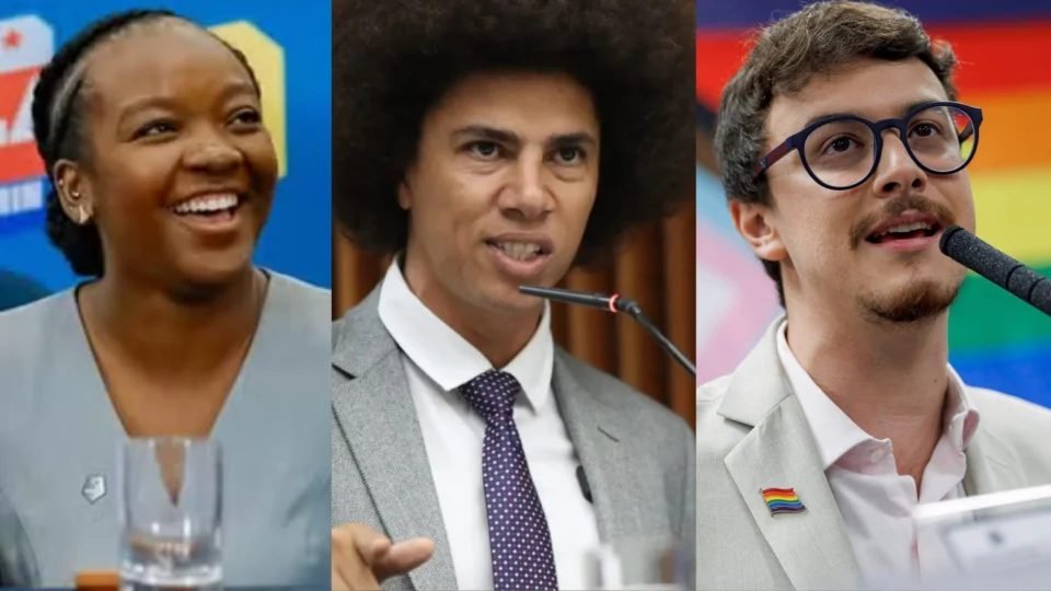 Ana Elisa, Renato Freitas e Guilherme Cortez