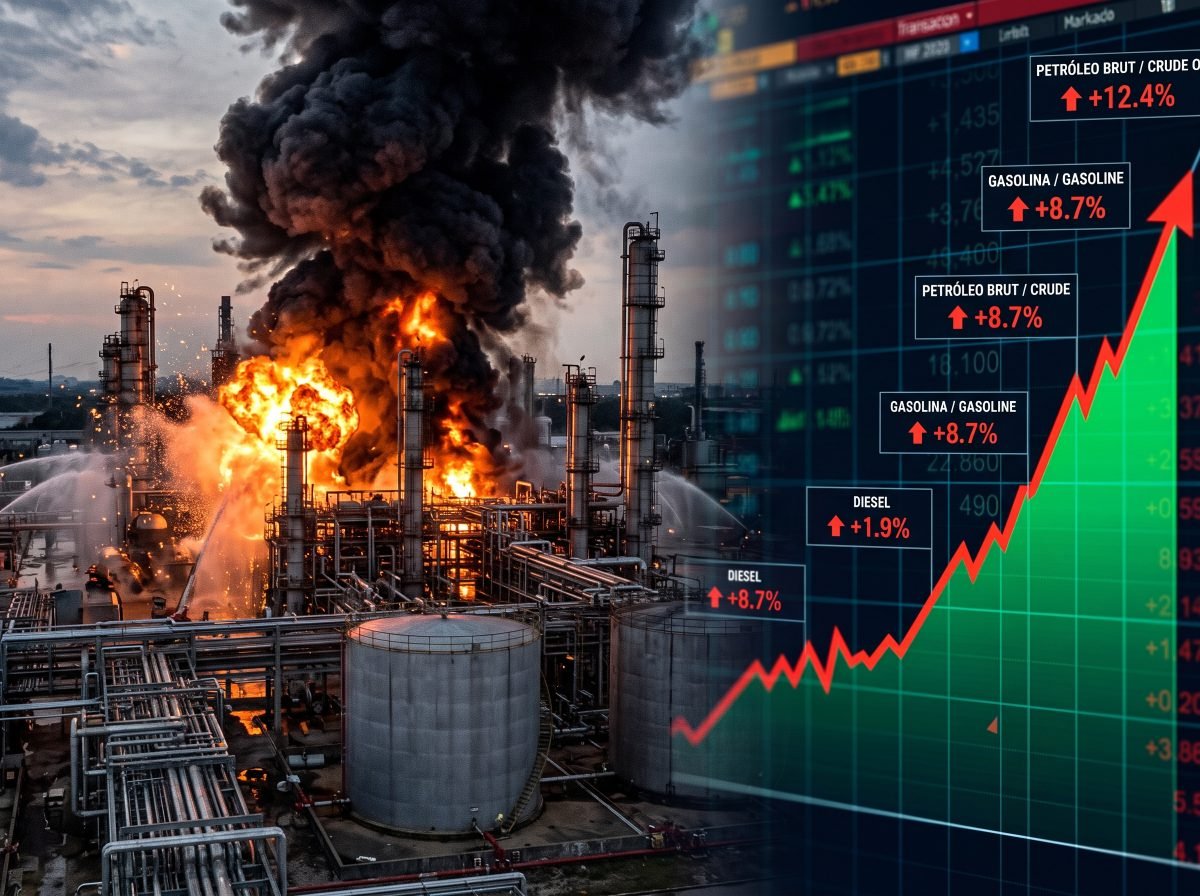 Com escalada no Golfo, petróleo salta mais de 3% e atinge maior cotação desde maio após bombardeios na Arábia Saudita